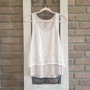 Lacy Tank by Eyeshadow in size L